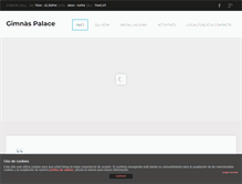 Tablet Screenshot of gimnaspalace.com
